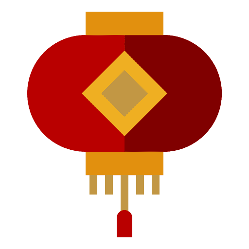 Chinese lantern ornamental paper lantern cultures icon