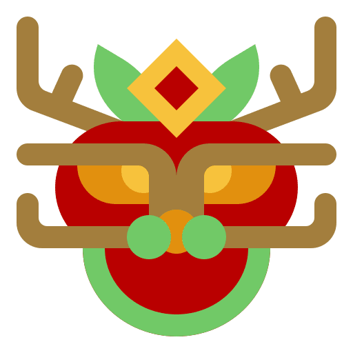 Dragon head celebration cultures traditional icon