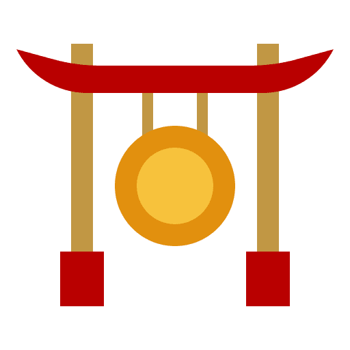Gong china gong percussion instrument icon