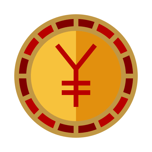 Yuan coin business and finance yuan icon