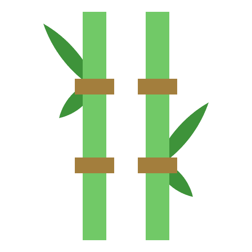 Bamboo spa plant relaxation icon Bamboo spa plant relaxation icon