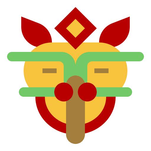 Lion head festival asian cultures icon Lion head festival asian cultures icon