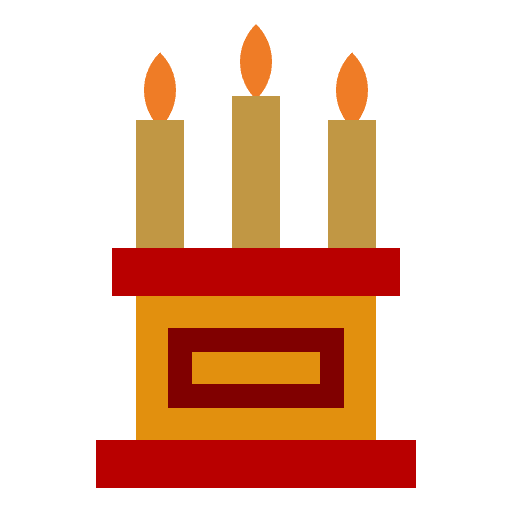 Ritual ritual candelabra illumination icon Ritual ritual candelabra illumination icon