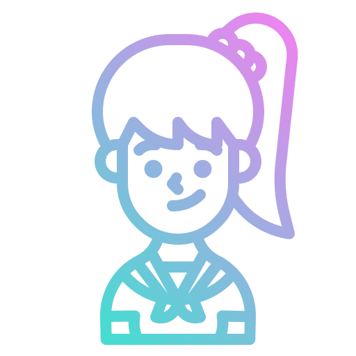 Student girl education avatar icon