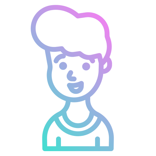 Boy profile man user icon