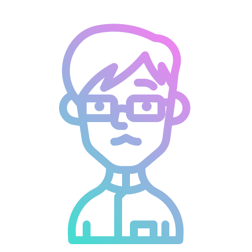 Student education student glasses icon