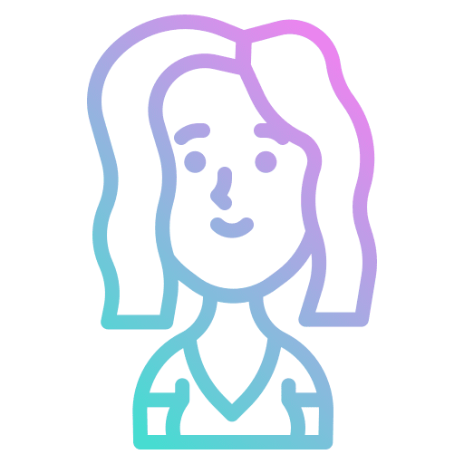 Woman user girl avatar icon