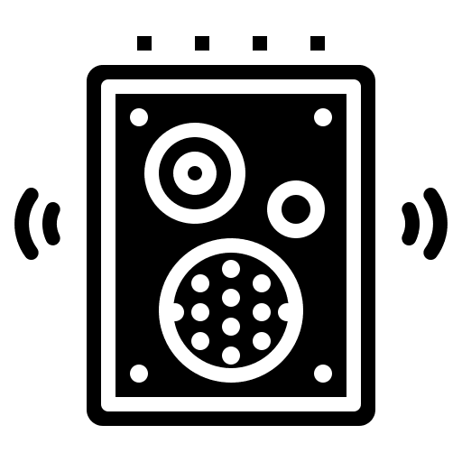Amplifier sound box speaker amplifier icon Amplifier sound box speaker amplifier icon