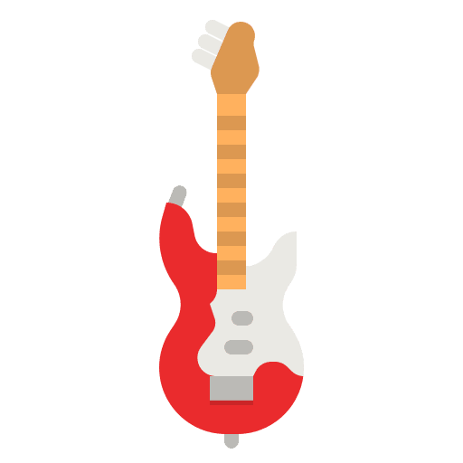 Electric guitar musical instrument electric guitar icon