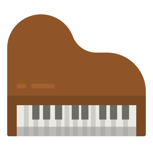 Piano sound electric piano audio icon