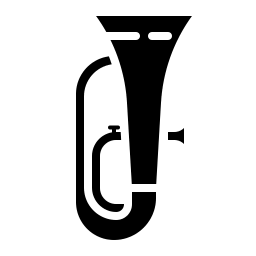 Tuba orchestra wind instrument music icon Tuba orchestra wind instrument music icon