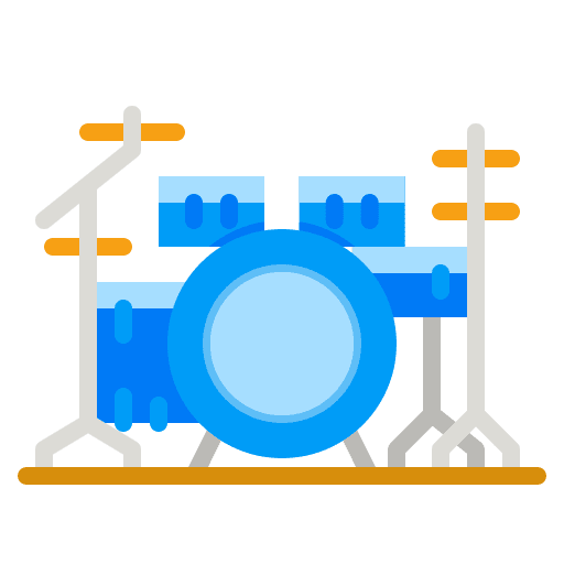 Drum set cymbals set drum set icon Drum set cymbals set drum set icon