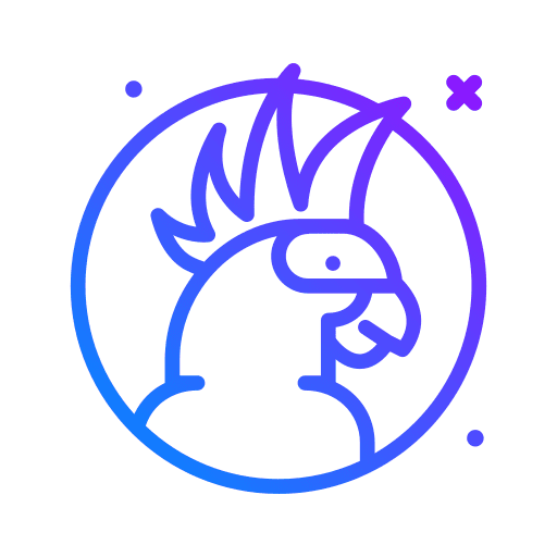 Parrot animal kingdom fauna wildlife icon