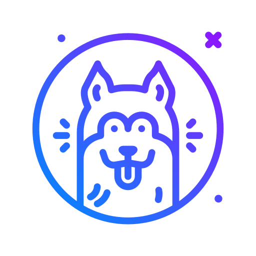 German shepherd breed animal kingdom dog icon
