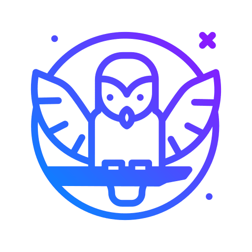 Owl animals wildlife owl icon