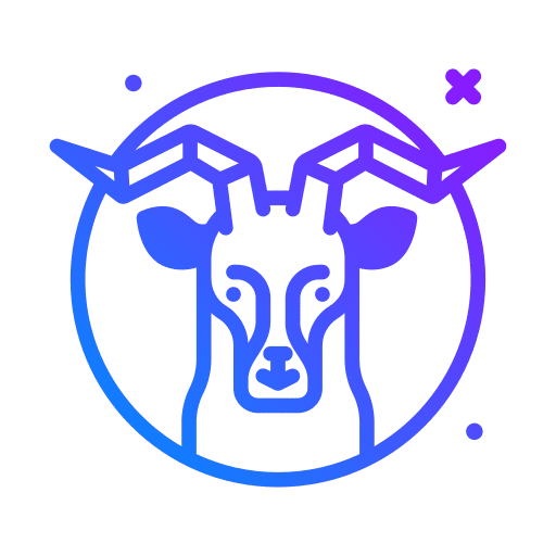 Antelope animals mammal wildlife icon