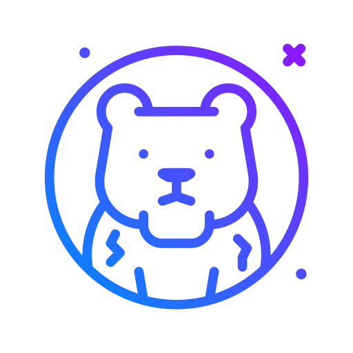 Bear animal kingdom mammal wildlife icon