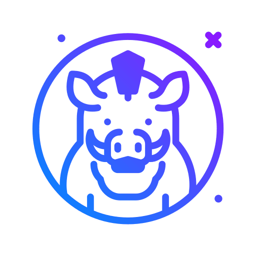 Wild boar animal kingdom animals mammal icon