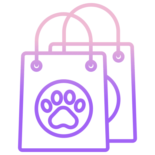 Shopping bag commerce and shopping shopping bag pet shop icon Shopping bag commerce and shopping shopping bag pet shop icon