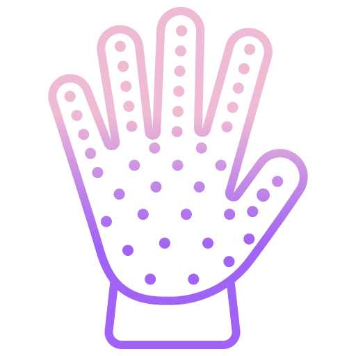 Glove deshedding pet care beauty icon Glove deshedding pet care beauty icon