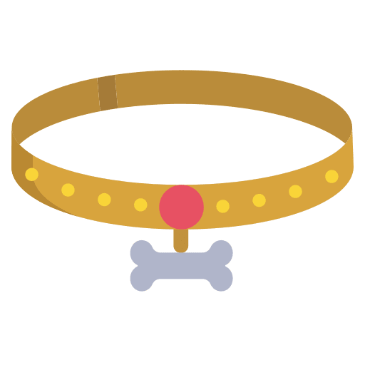 Collar bone dog collar icon Collar bone dog collar icon