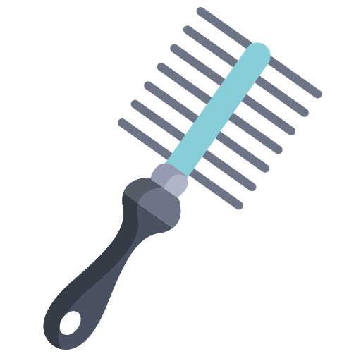 Comb hairdressing hair brush hair salon icon Comb hairdressing hair brush hair salon icon