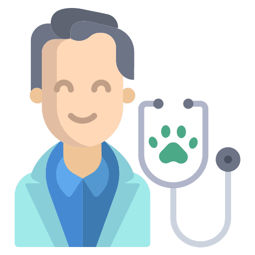Doctor veterinarian animals animal care icon Doctor veterinarian animals animal care icon