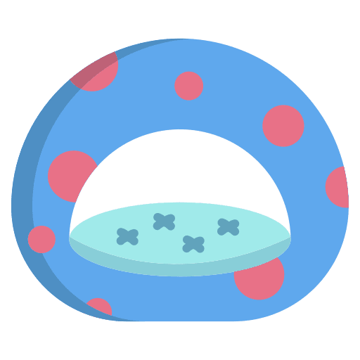 Pet bed animals sleep rest icon Pet bed animals sleep rest icon