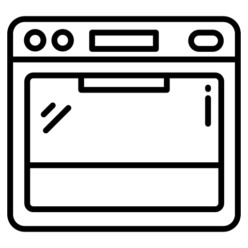 Oven baking bakery cooking icon
