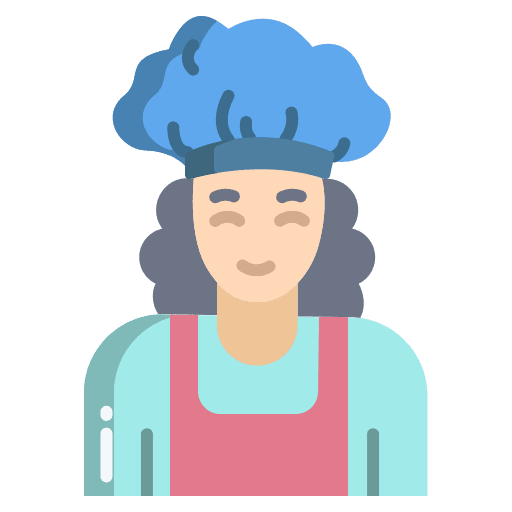 Baker bakery cooker chef icon