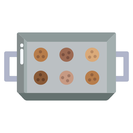 Baking tray bakery cookies food and restaurant icon