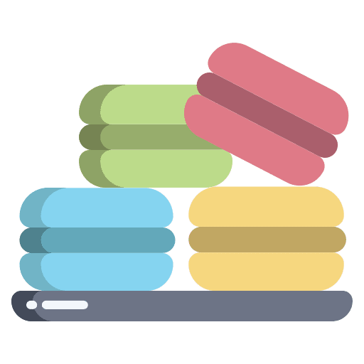 Macarons food and restaurant bakery sweet icon