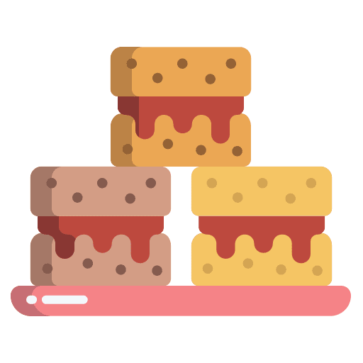 Scone scone english dessert icon