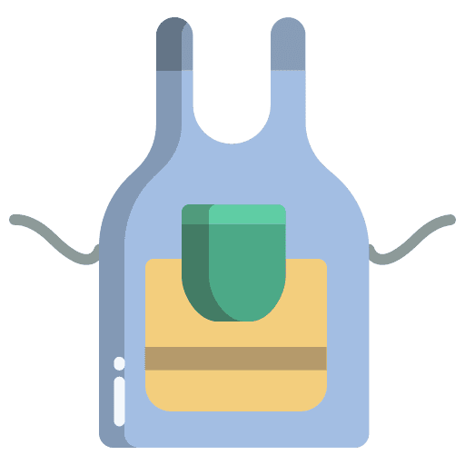Apron cooking clothing food and restaurant icon