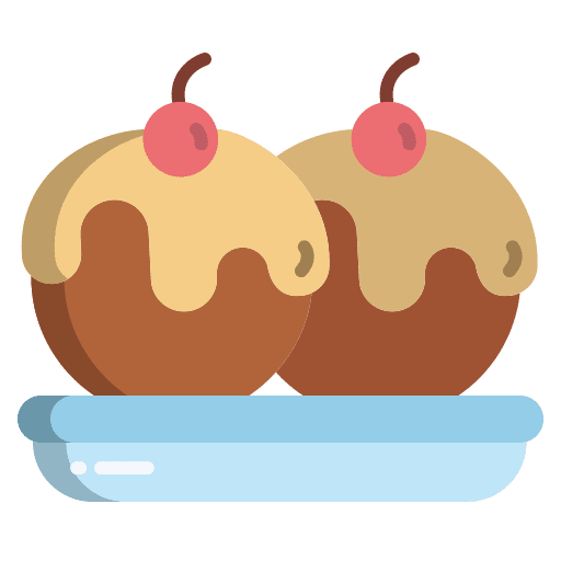 Caramel apple caramel apple dessert dish icon