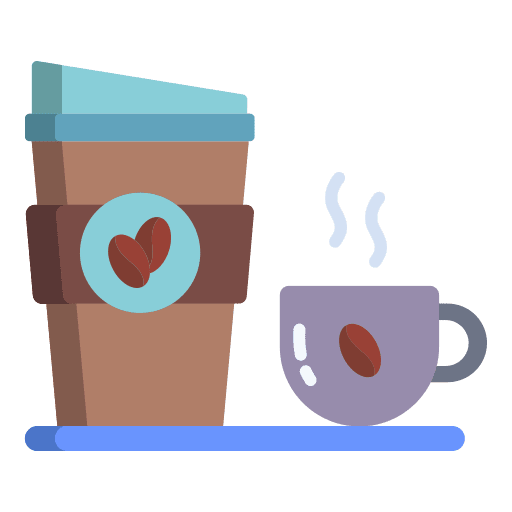 Coffee cup paper cup hot drink coffee shop icon