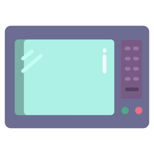 Microwave oven electrical appliance cooking kitchen icon