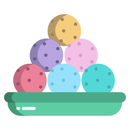 Sweets sweets gastronomy laddu icon