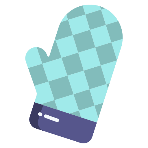 Oven mitts kitchen cooking food and restaurant icon