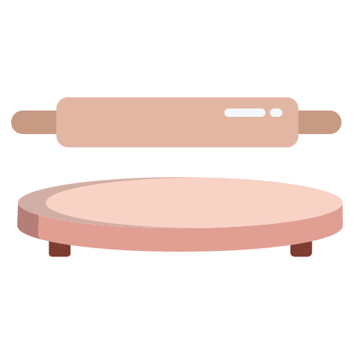 Rolling pin food and restaurant kitchen tool rolling pin icon