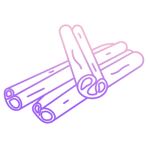 Cinnamon food and restaurant condiment spice icon Cinnamon food and restaurant condiment spice icon