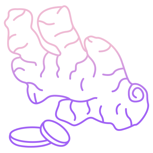 Ginger ingredient seasoning cooking icon Ginger ingredient seasoning cooking icon