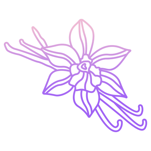 Vanilla cooking nature plant icon