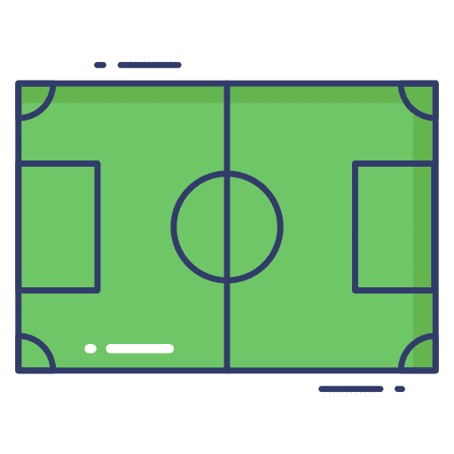 Football pitch ground football pitch sports and competition icon