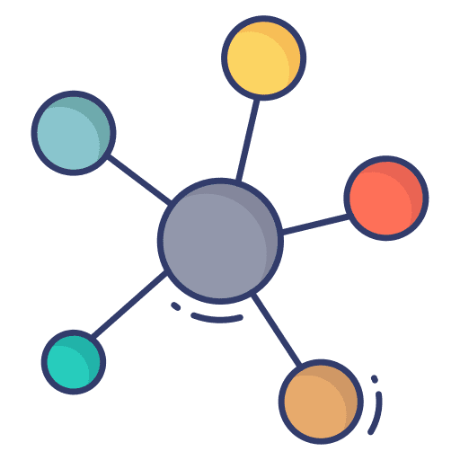 Nucleus atoms nucleus structure icon