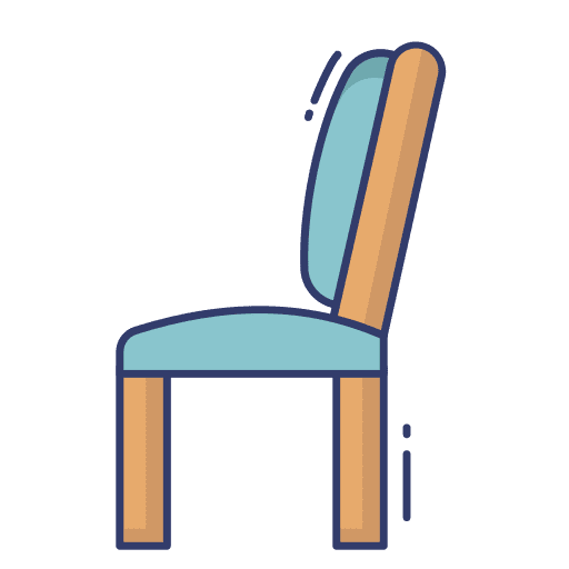 Chair chair comfortable furniture icon