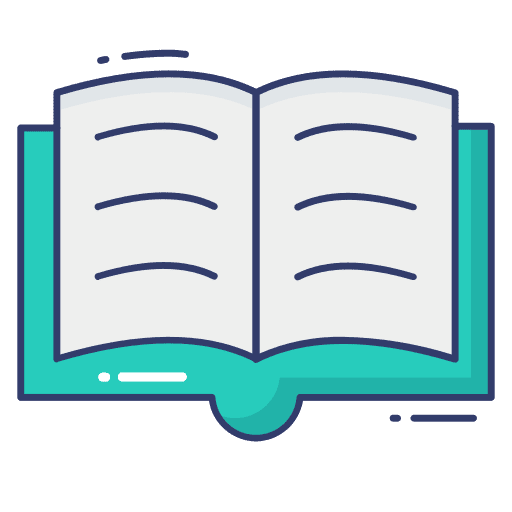 Open book reading education open book icon