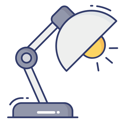 Table lamp table lamp adjustable lamp desk lamp icon
