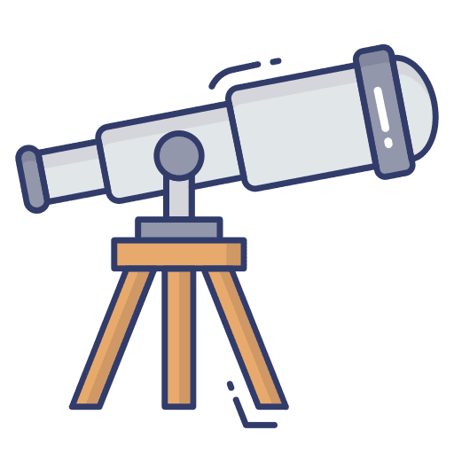 Telescope telescope scope lens icon