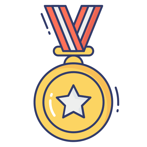 Badge reward award sports and competition icon